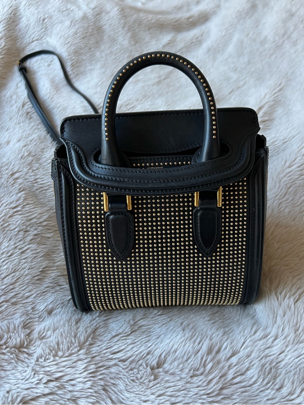 Alexander McQueen Heroine Studded Mini Purse